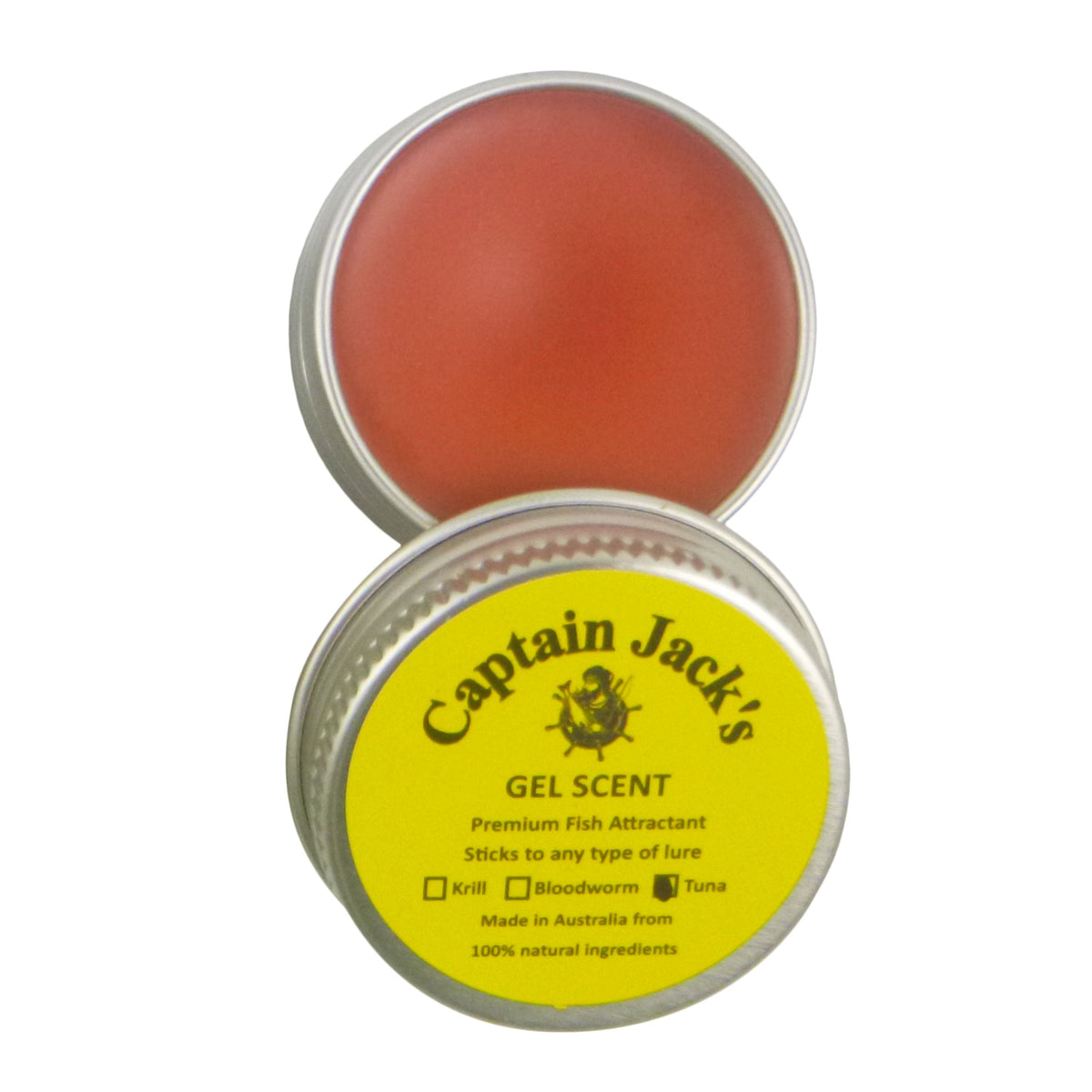 Captain Jack's Gel Scent - Tuna, 15 gm Tin V658-93MC000030106