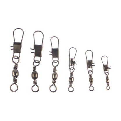 Swimerz Barrel Swivel w Interlock Snap, Size 3, 15 pack V658-93MC000040030