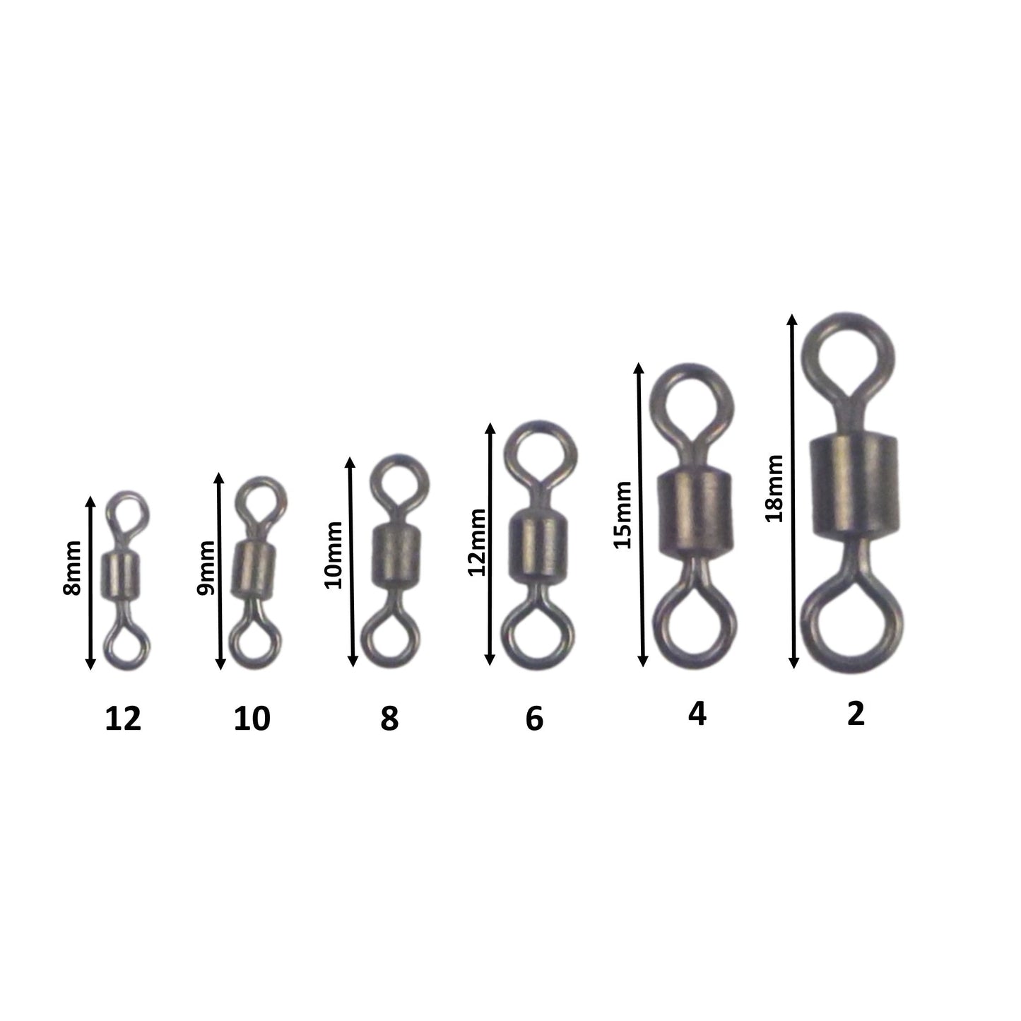 Swimerz Rolling Swivels, Size 6, 20 pack V658-93MC000092030
