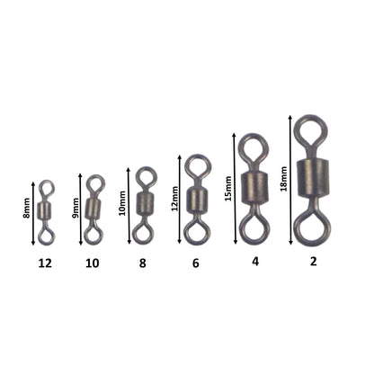 Swimerz Rolling Swivels, Size 6, 20 pack V658-93MC000092030