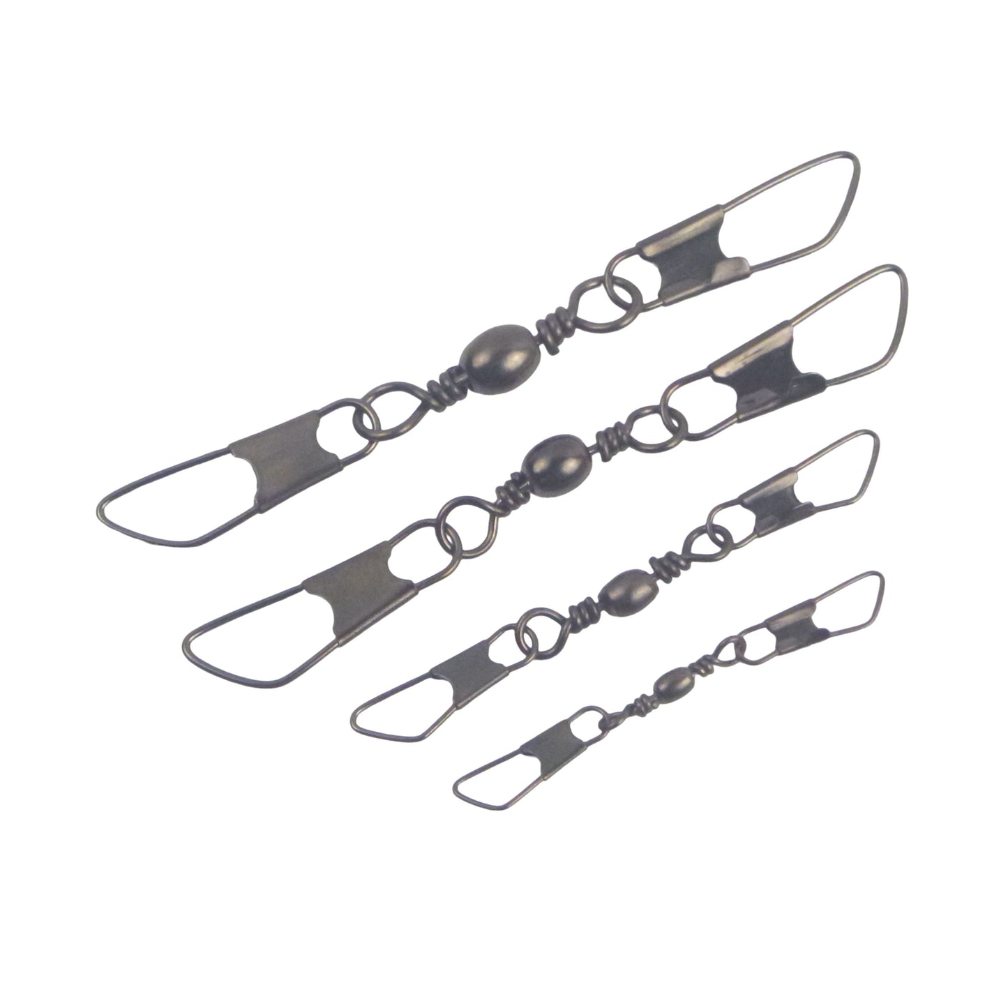 Swimerz Double Snap Barrel Swivels, Size 4, 12 pack V658-93MC000092311