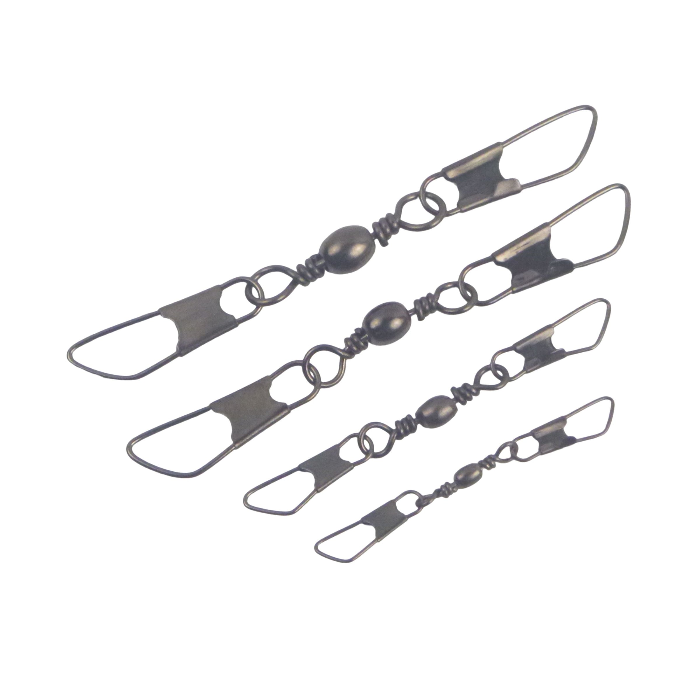 Swimerz Double Snap Barrel Swivels, Size 4, 12 pack V658-93MC000092311