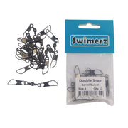Swimerz Double Snap Barrel Swivels, Size 4, 12 pack V658-93MC000092311