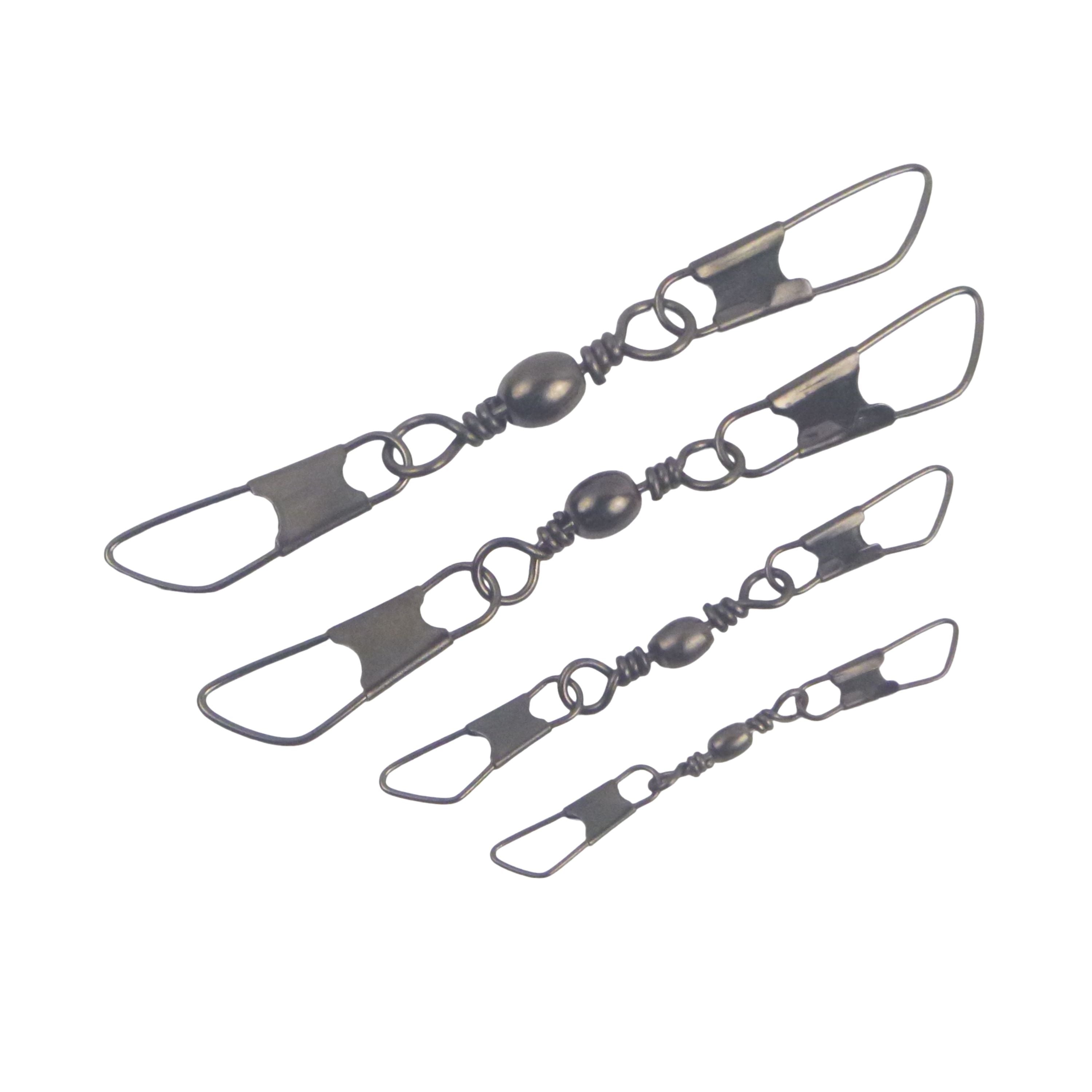 Swimerz Double Snap Barrel Swivels, Size 8, 15 pack V658-93MC000092312