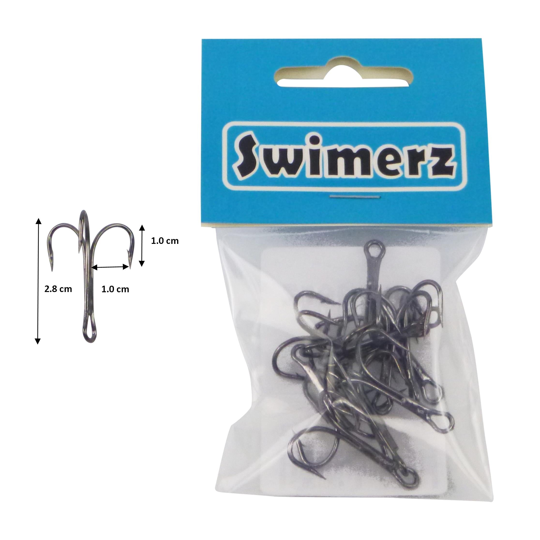 Swimerz Striker Trebles Size 2, 12 pack V658-93MC000101101