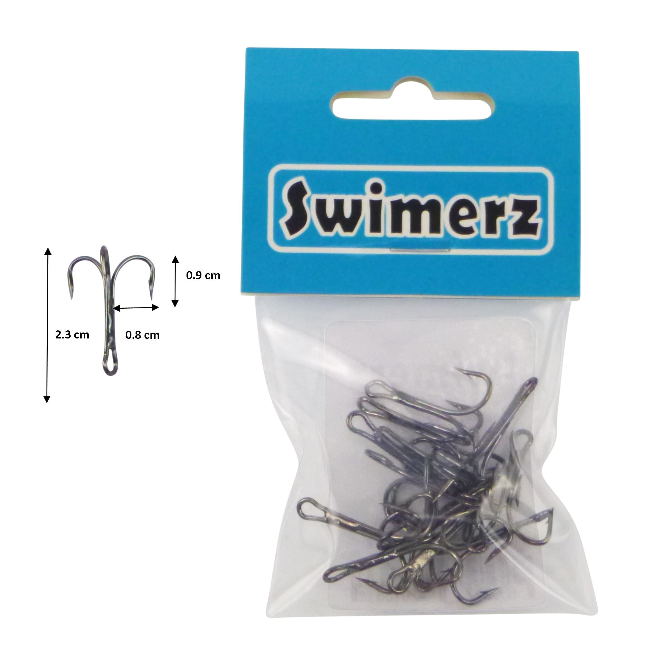 Swimerz Striker Trebles Size 4, 12 pack V658-93MC000101102
