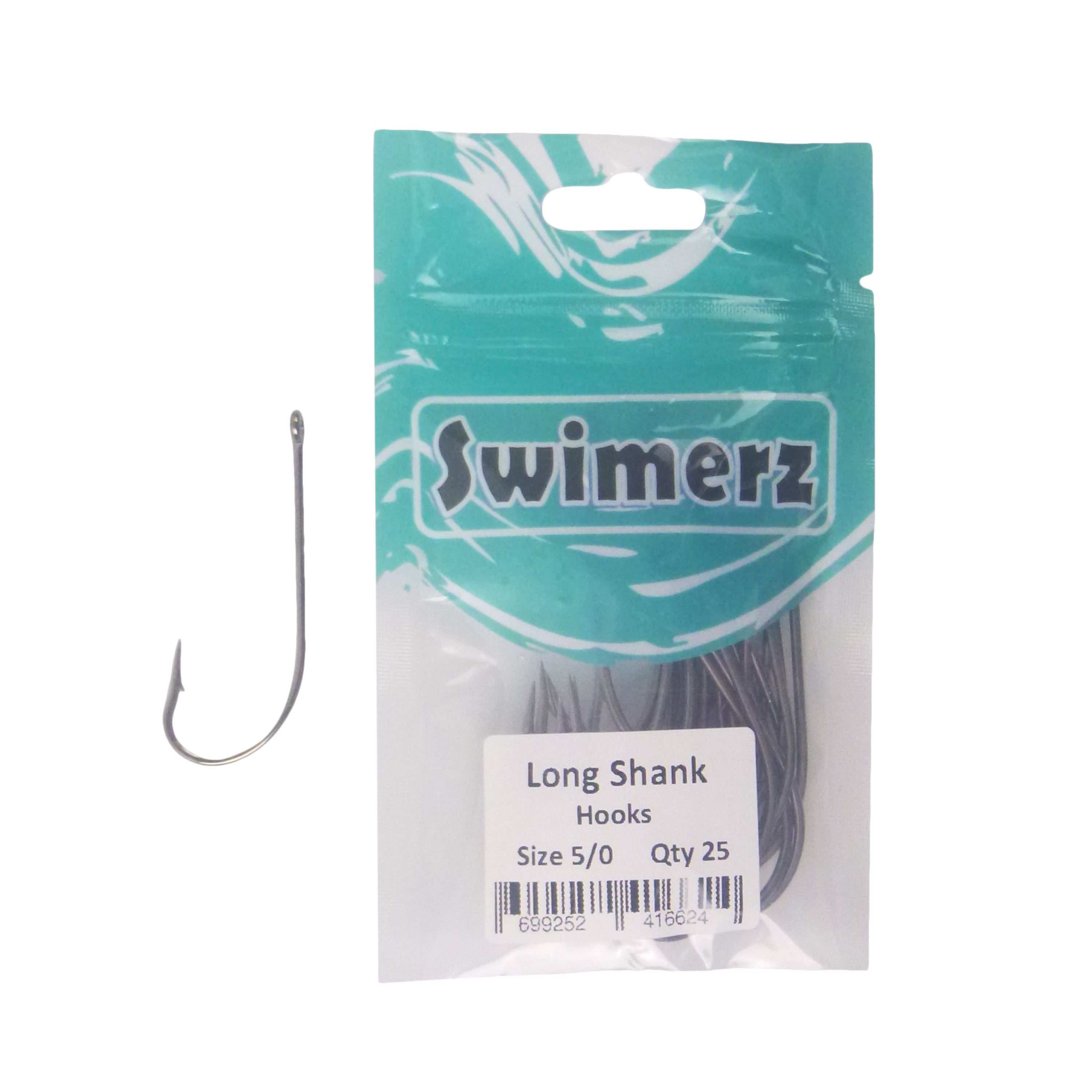 Swimerz 5/0 Long Shank Worm Hook 25 Pack V658-93MC000104505