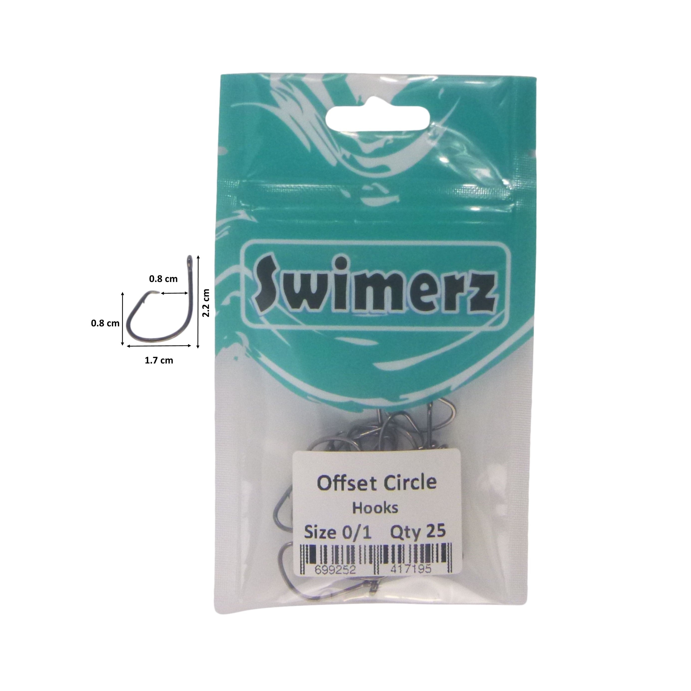 Swimerz 0/1 Offset Circle Hook 25 Pack V658-93MC000105210