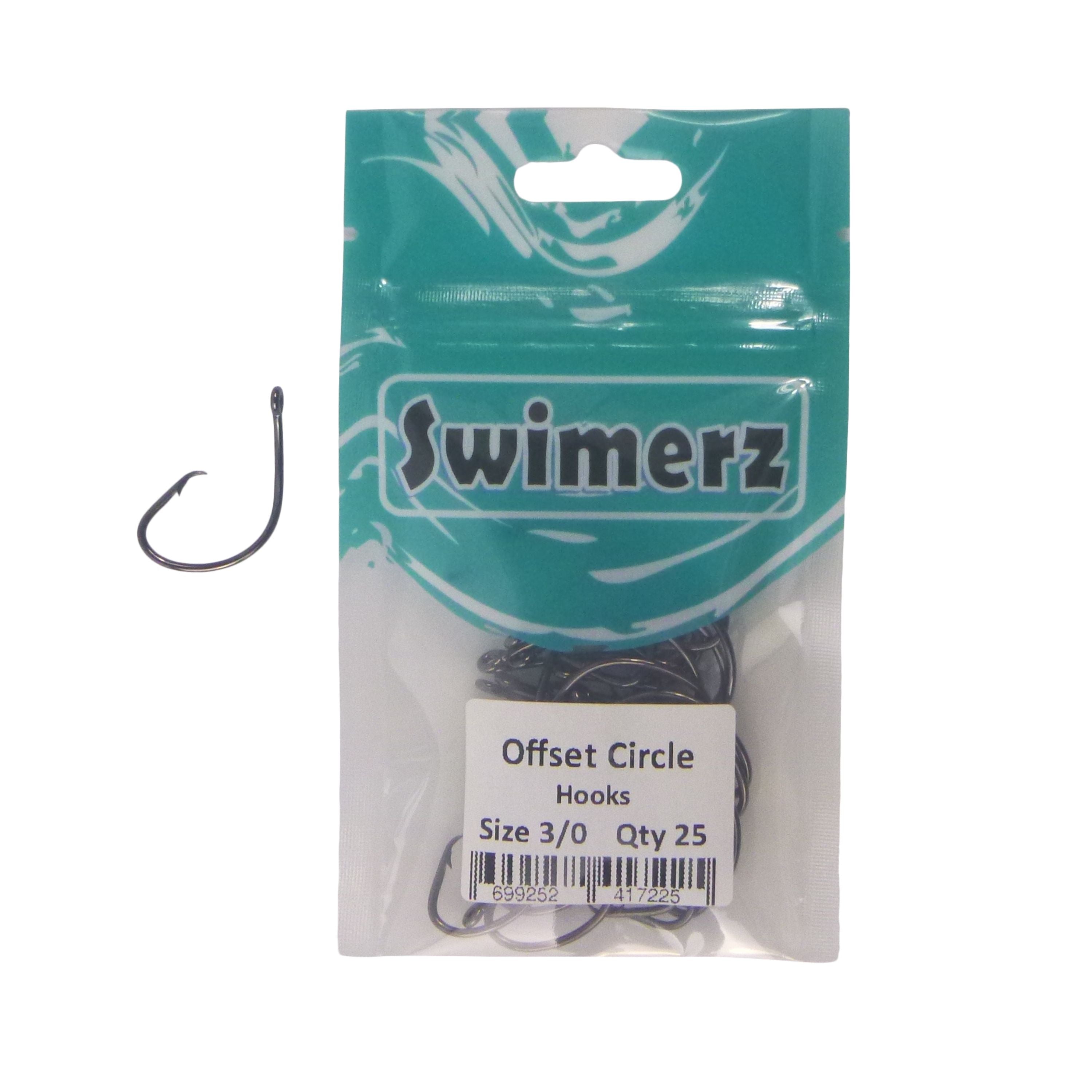 Swimerz 3/0 Offset Circle Hook 25 pack V658-93MC000105240