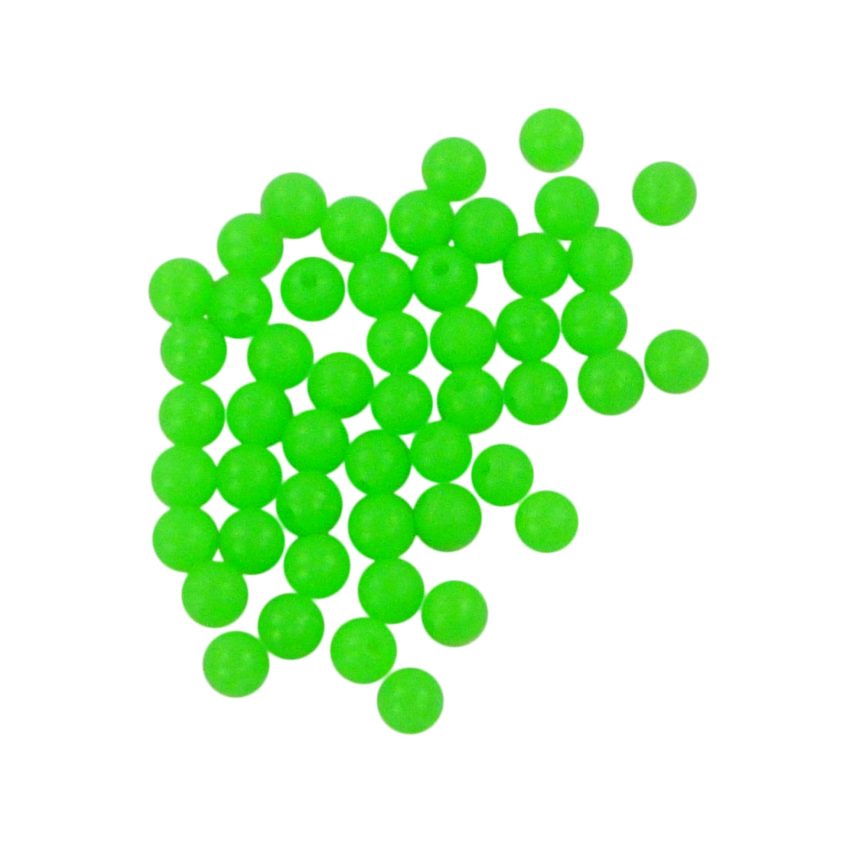 Swimerz Beads, 6mm, Lumo Green, 50 pack V658-93MC000120720