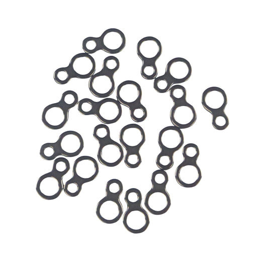 Swimerz 180kg Solid Double Rings, 14mm, 20 pack V658-93MC000130101