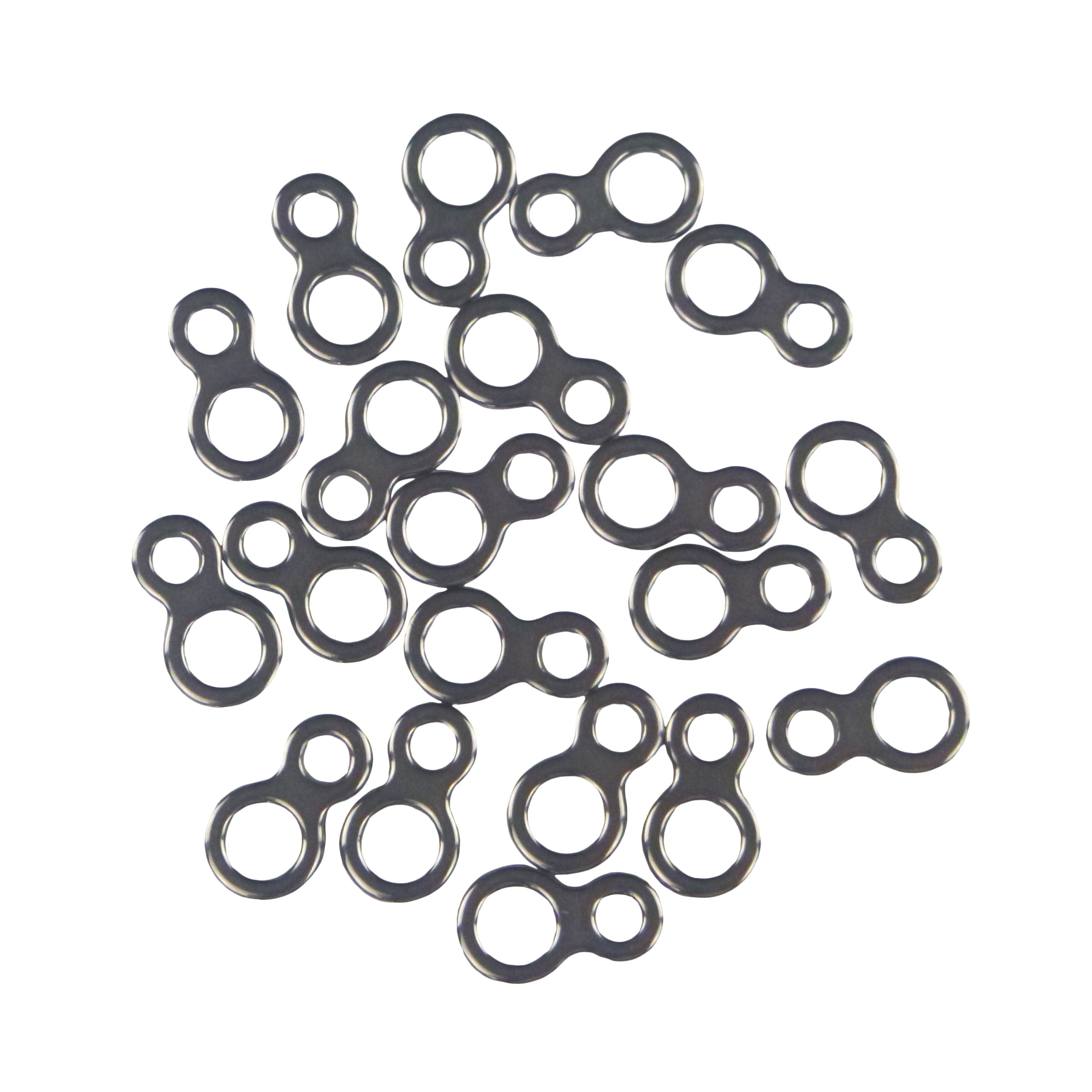 Swimerz 225kg Solid Double Rings, 17mm, 20 pack V658-93MC000130102