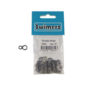 Swimerz 225kg Solid Double Rings, 17mm, 20 pack V658-93MC000130102