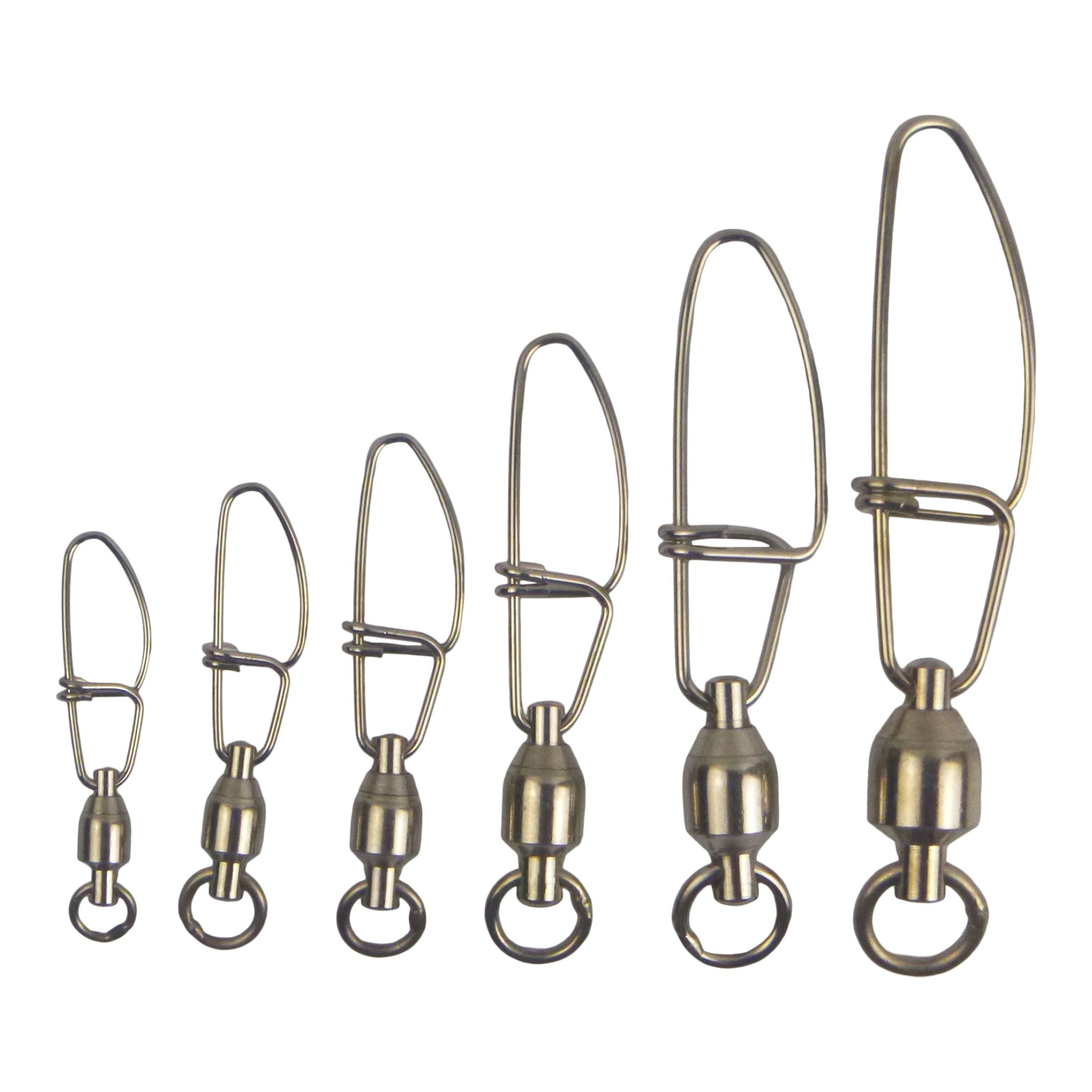 Swimerz HD Ball Bearing Swivels with Crosslock Snap, Size 4, 17 pack V658-93MC000130711