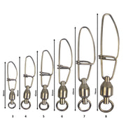 Swimerz HD Ball Bearing Swivels with Crosslock Snap, Size 4, 17 pack V658-93MC000130711