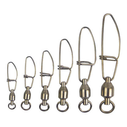 Swimerz HD Ball Bearing Swivels with Crosslock Snap, Size 7, 10 pack V658-93MC000130714