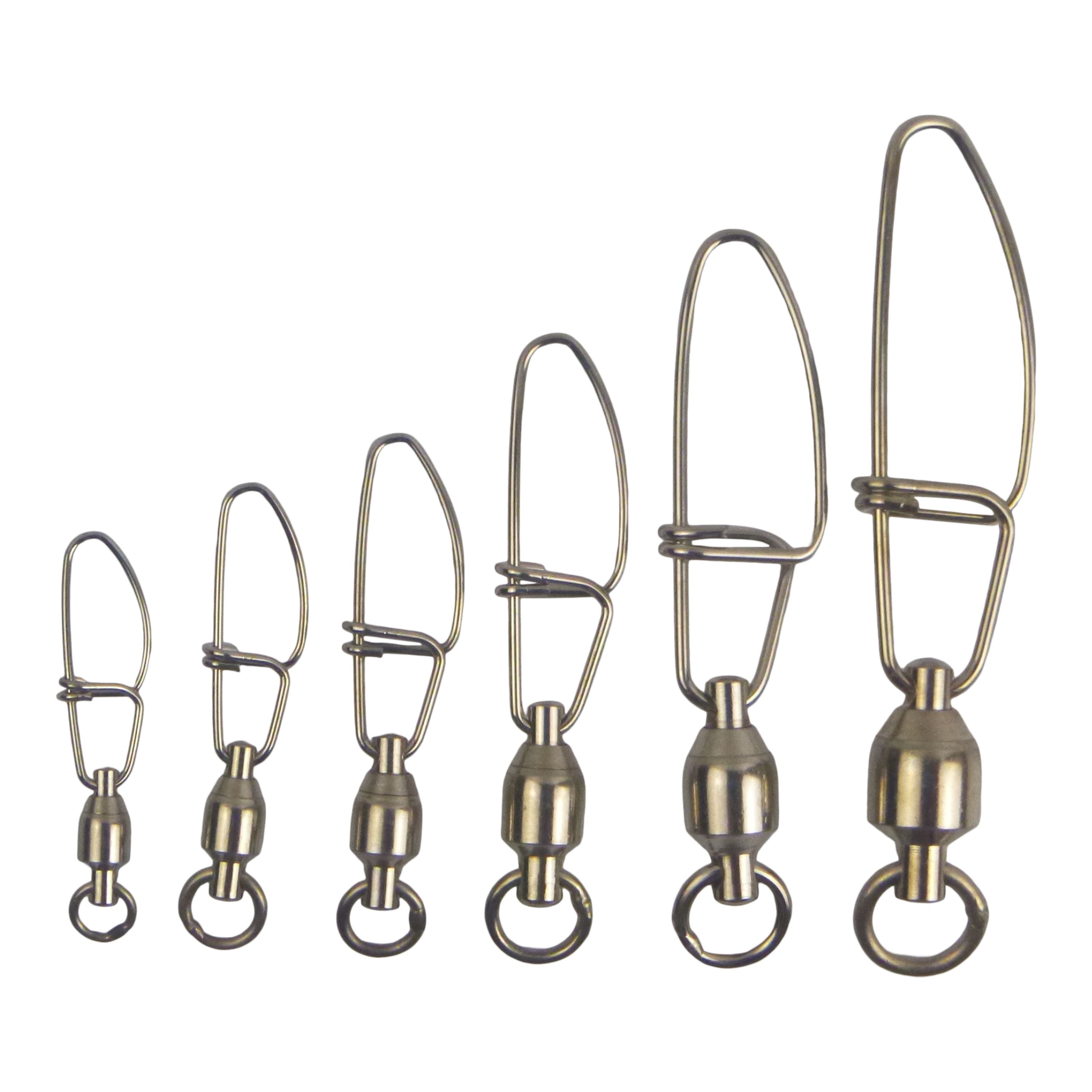 Swimerz HD Ball Bearing Swivels with Crosslock Snap, Size 8, 8 pack V658-93MC000130715