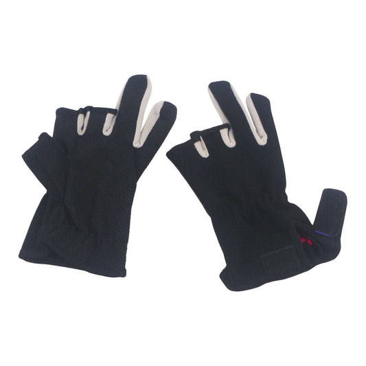 BSTC 3 Finger Gloves, Black V658-93MC000130875