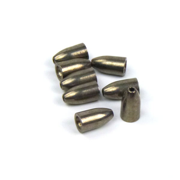 Swimerz 1/8 oz Tungsten Bullet Sinker. Qty 8. V658-93MC000160108