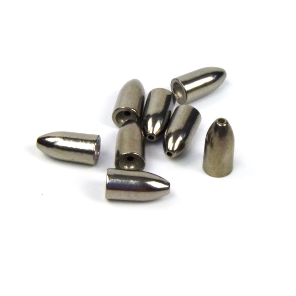 Swimerz 1/4 oz Tungsten Bullet Sinker. Qty 8. V658-93MC000160110