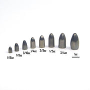 Swimerz 1/4 oz Tungsten Bullet Sinker. Qty 8. V658-93MC000160110