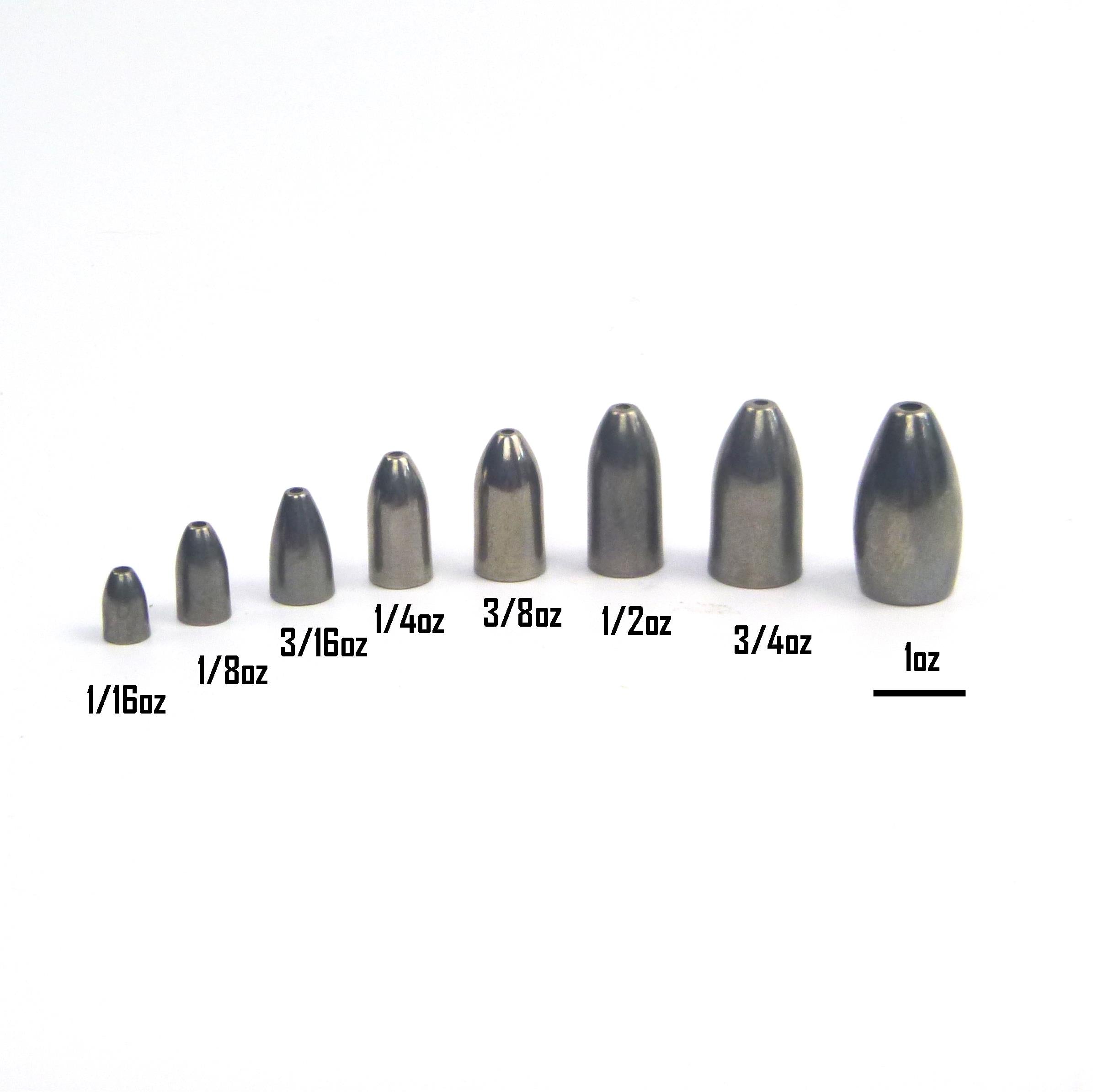 Swimerz 1 oz Tungsten Bullet Sinker. Qty 4. V658-93MC000160124