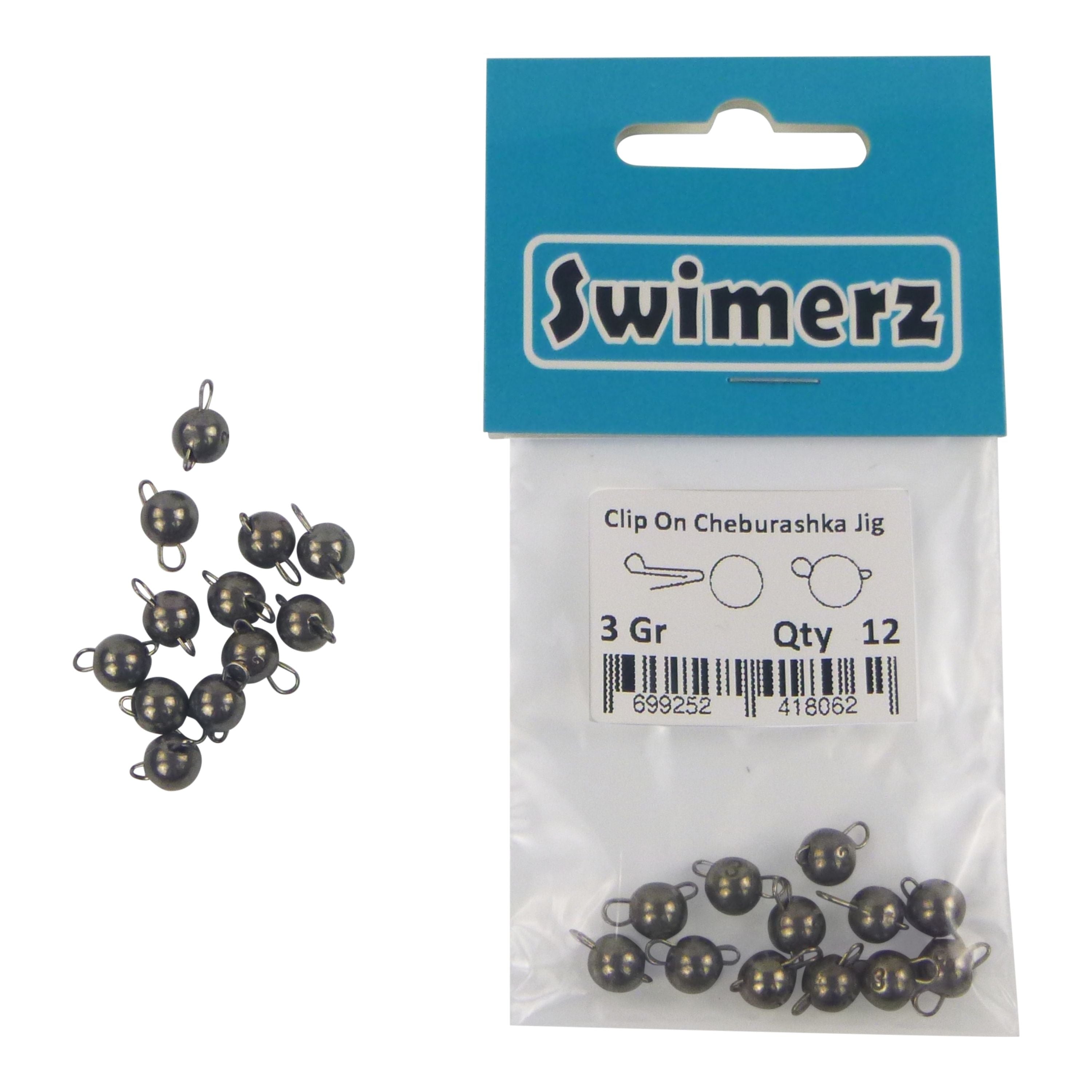 Swimerz 3 Gram Cheburashka Clip-On Jig Head 12 Pack V658-93MC000160209