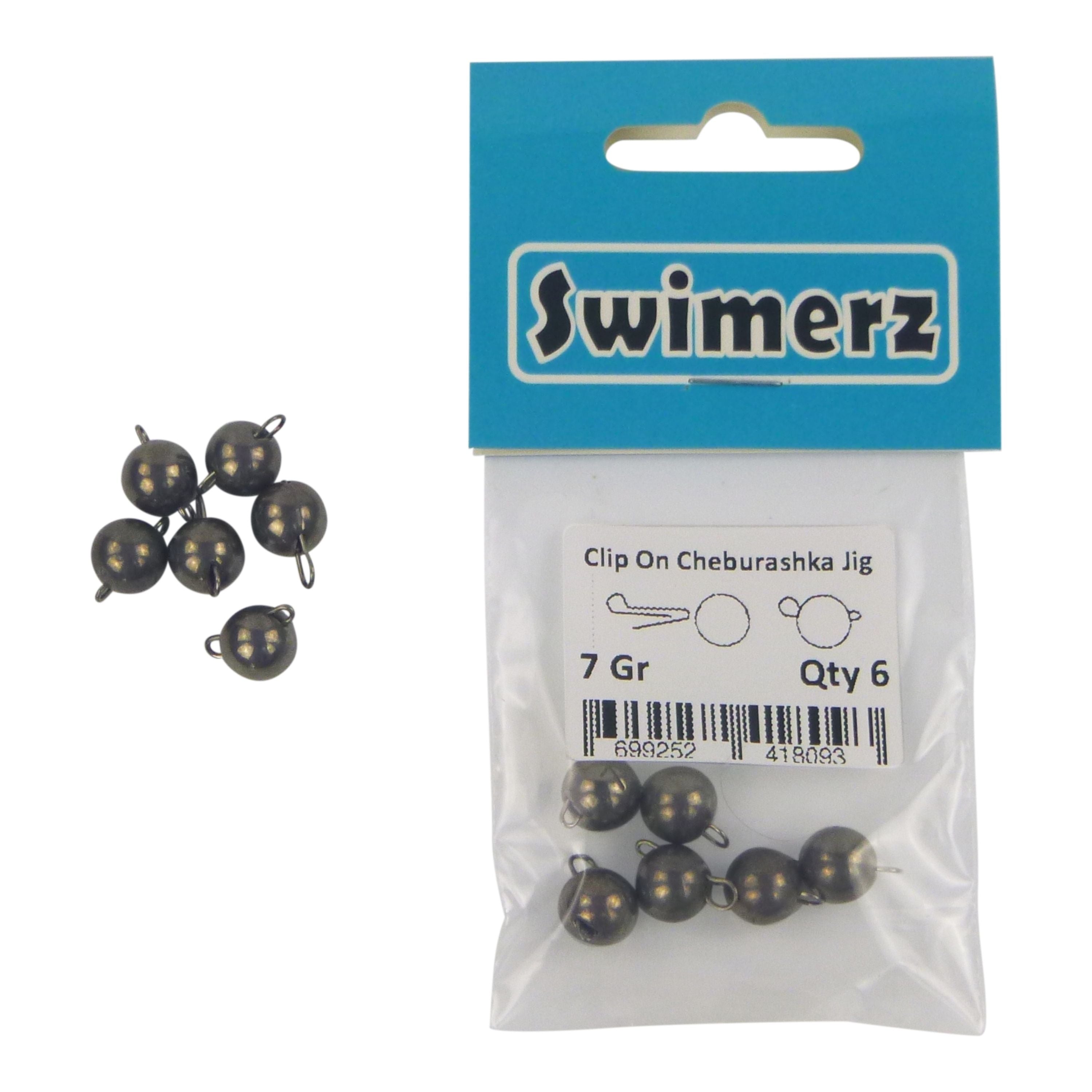Swimerz 7 Gram Cheburashka Clip-On Jig Head 6 Pack V658-93MC000160212