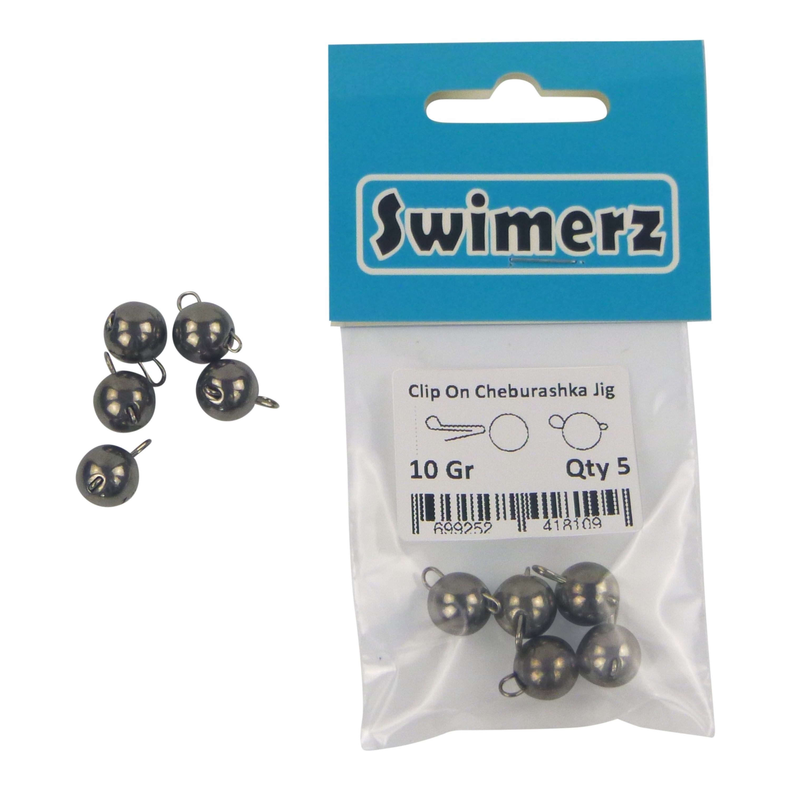 Swimerz 10 Gram Cheburashka Clip-On Jig Head 5 Pack V658-93MC000160213
