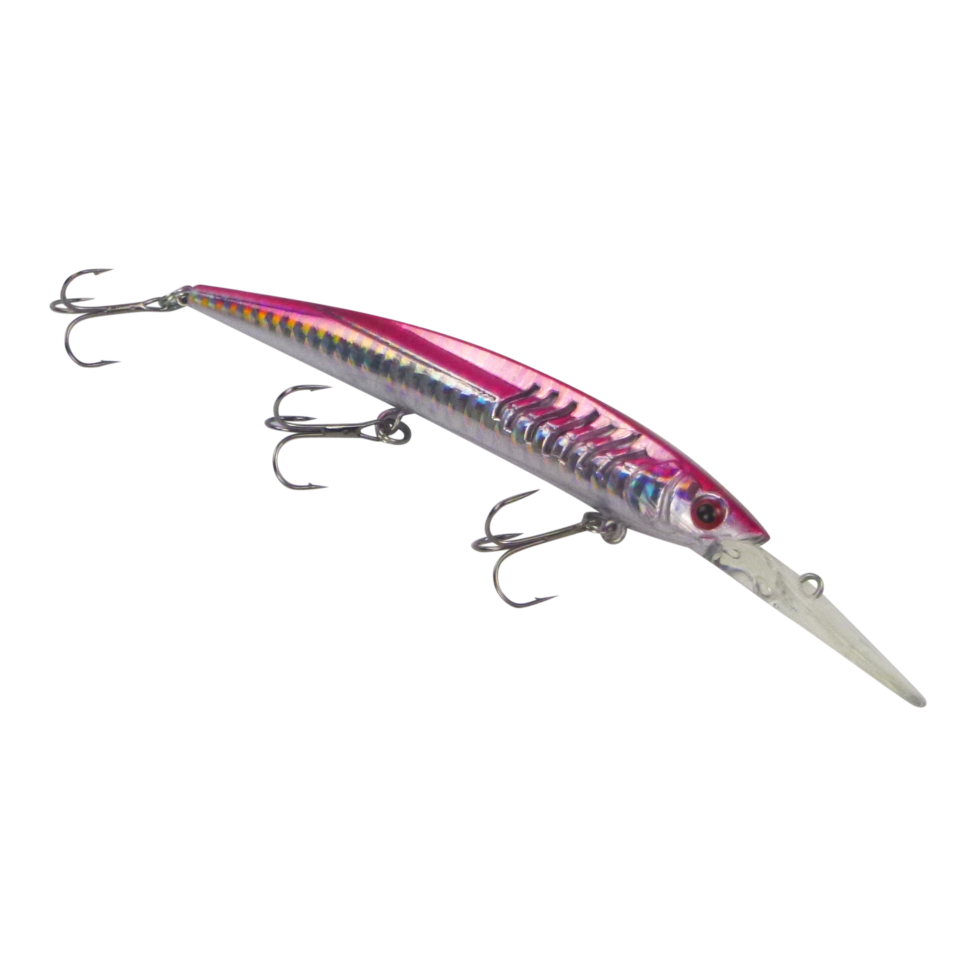 Finesse 'Flash Minnow' Magenta Silver, 150mm Deep Diving Lure V658-93MC000180166
