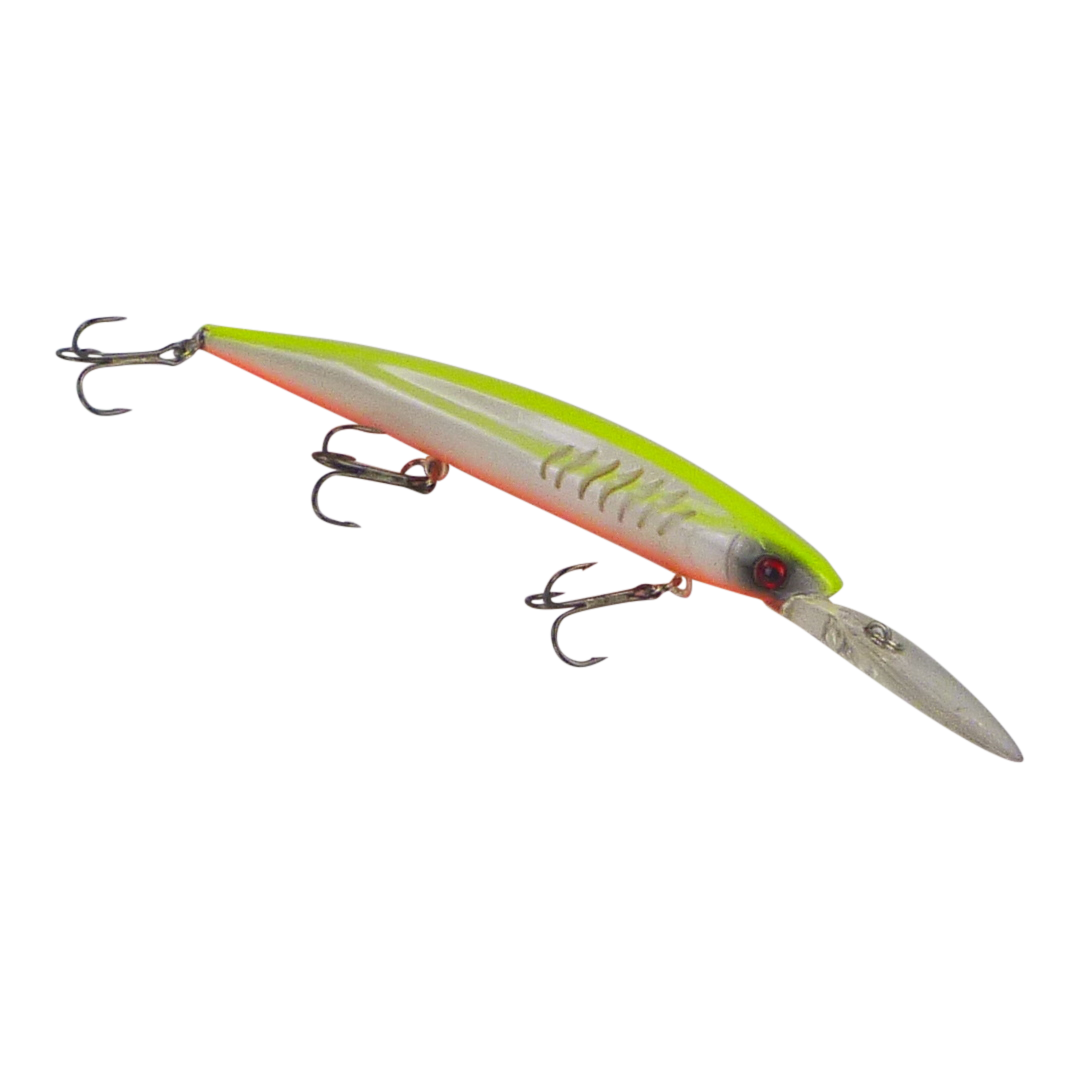 Finesse Flash Minnow, Lime Orange, 150mm Deep Diving Lure V658-93MC000180168