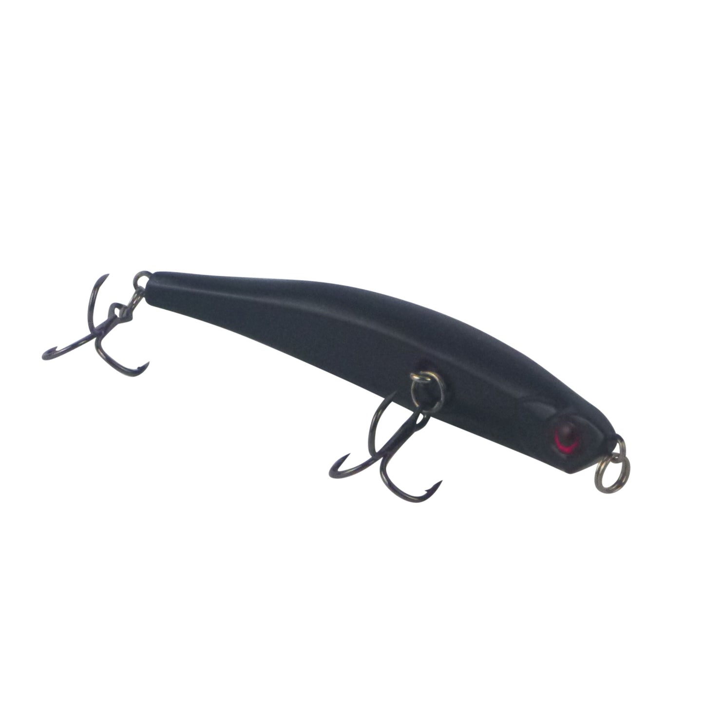 Toppu Mizzu Sidewinder Bent Minnow, 95mm, Carbon V658-93MC000180241