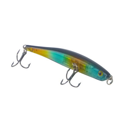 Toppu Mizzu Sidewinder, Bent Minnow, 95mm, Blue Water V658-93MC000180248