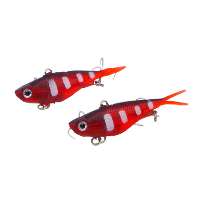 Swimerz 95mm Soft Vibe, Opaque Red, 2 pack V658-93MC000220014
