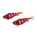 Swimerz 95mm Soft Vibe, Opaque Red, 2 pack