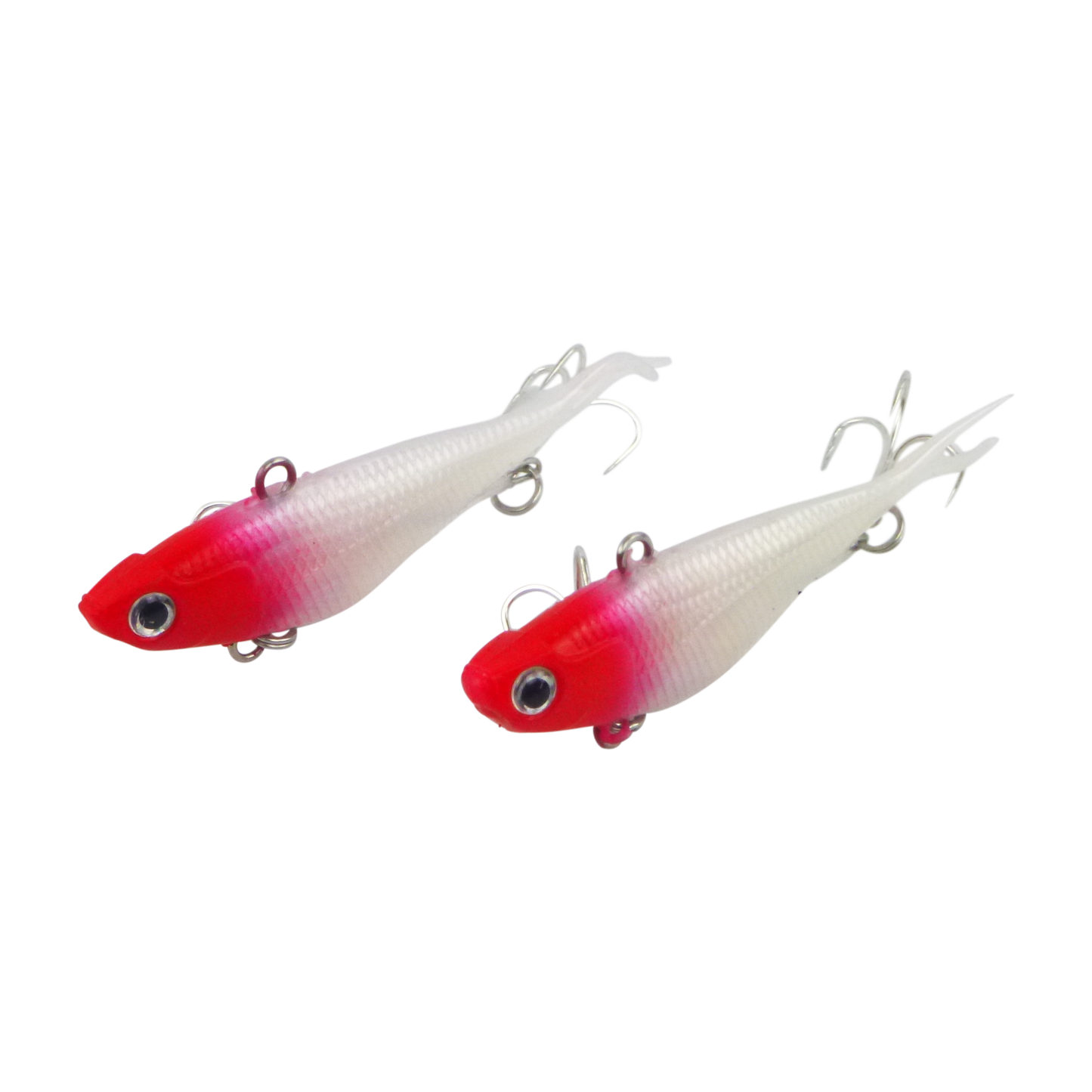 Swimerz 95mm Soft Vibe, Red Head, 2 pack V658-93MC000220016