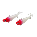 Swimerz 95mm Soft Vibe, Red Head, 2 pack