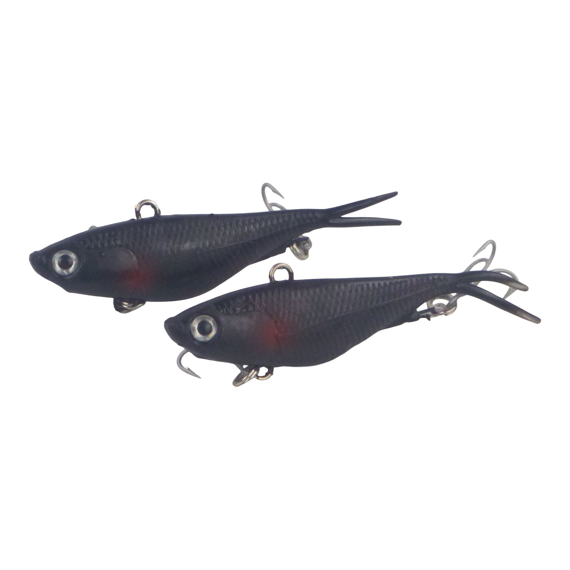 Swimerz 95mm Soft Vibe, Carbon, 2 pack V658-93MC000220019