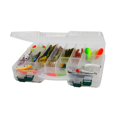 Rig Ezy 44 Compartment Double-sided Tackle Box. 295mmL x 210mmW x 6ommD V658-93MC000220100