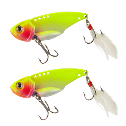 Finesse Feather Blade, Chartreuse, 55mm, 2 Pack V658-93MC000250015
