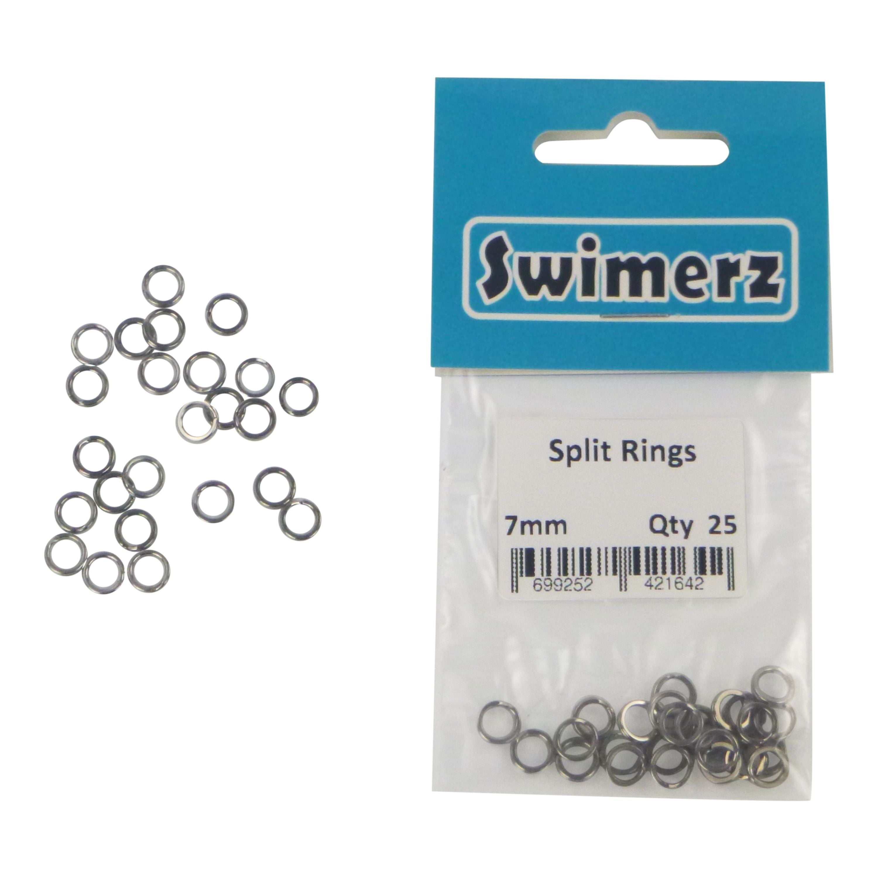 Swimerz 7mm Split Ring Stainless Steel, 25 Pack V658-93MC00025052