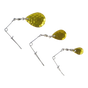 Swimerz Jig Spinner, Small, Hammered Brass, 5 Pack V658-93MC000270000