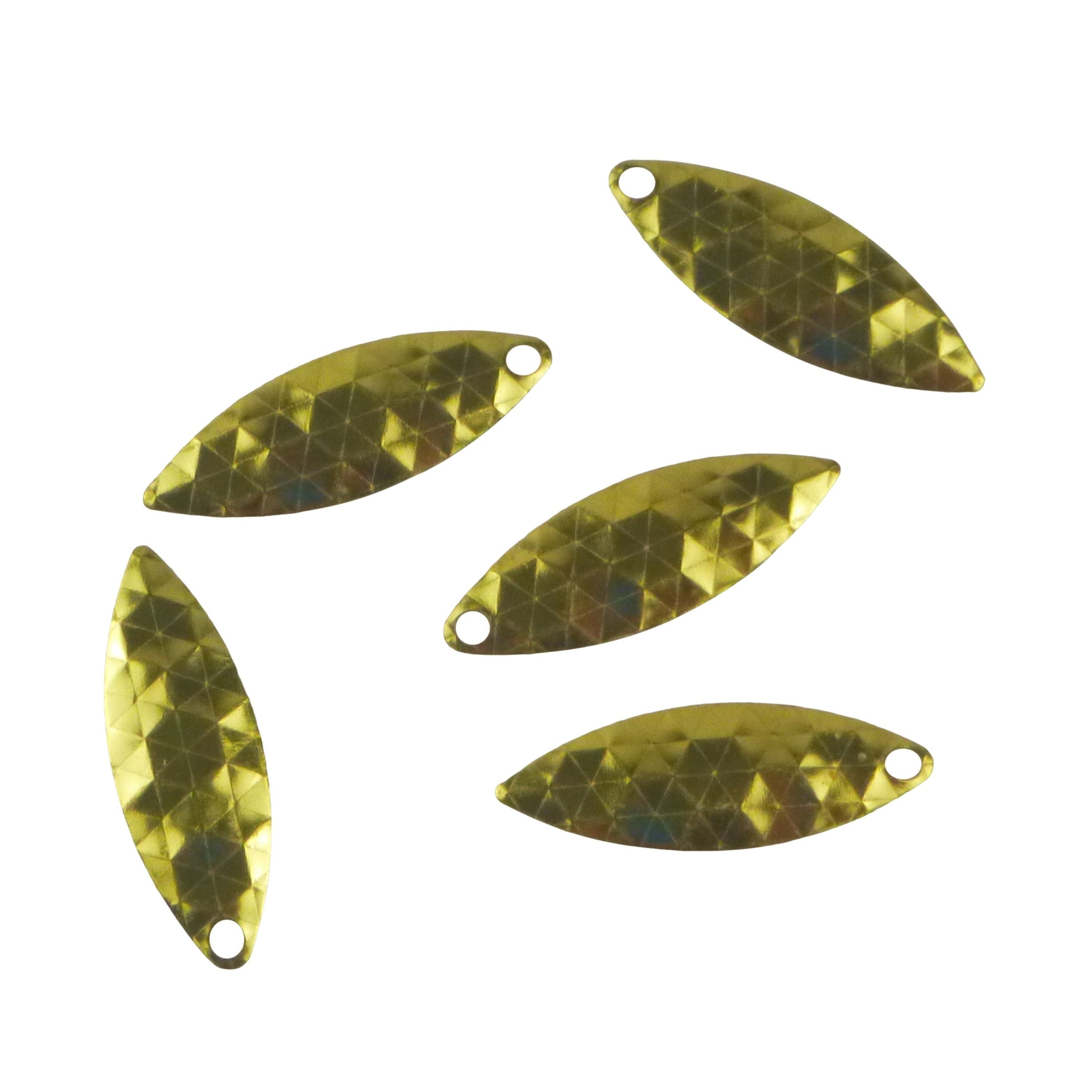 Artizan Hex Stamped 32mm Willow Blade, Brass, 5 Pack V658-93MC000270050