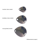 Artizan Smooth Colorado Blade, Nickel, 17mmL x 13mmW, Qty 5 V658-93MC000270075