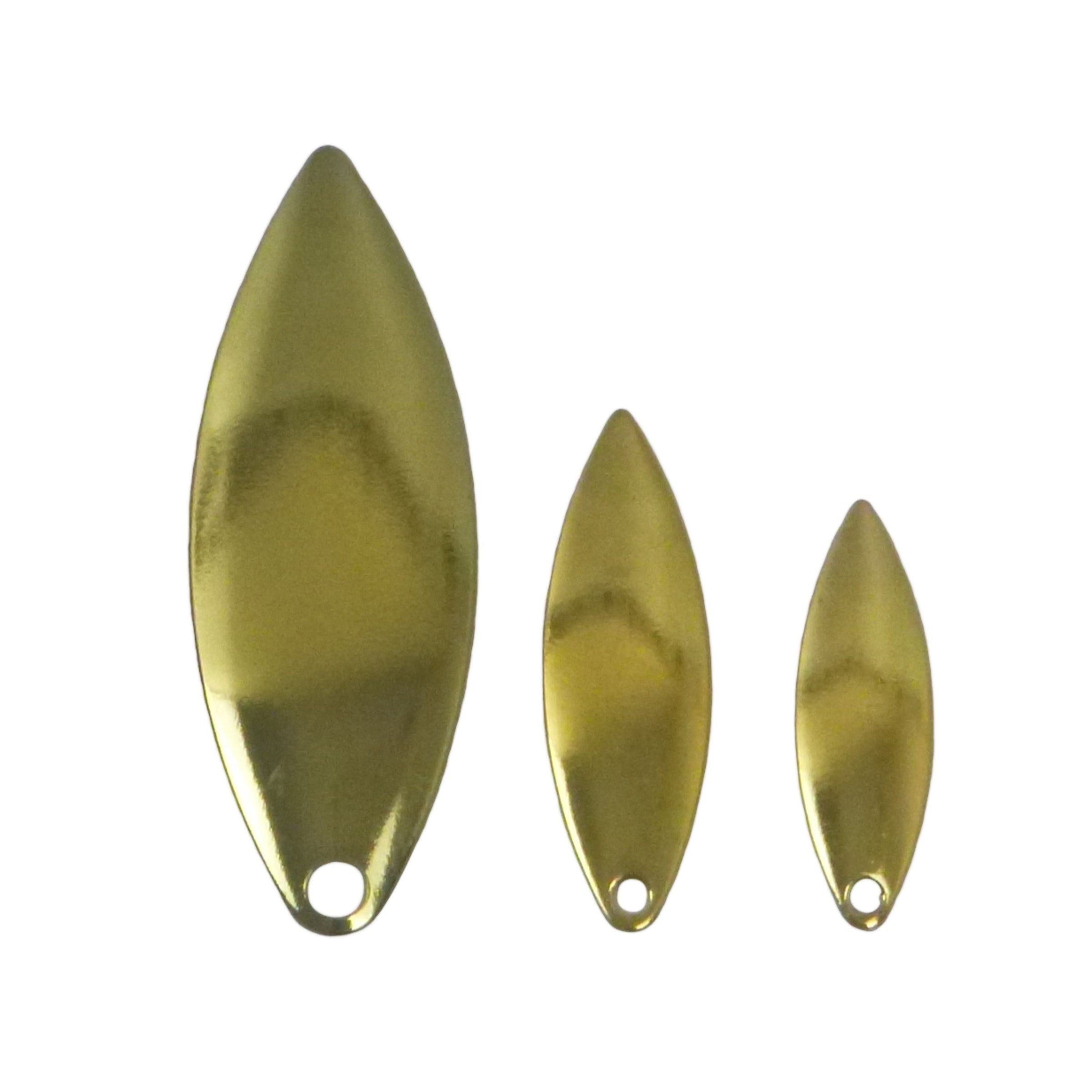 Artizan Smooth Willow Blade, Brass, 31mmL x 10mmW, Qty 5 V658-93MC000270082