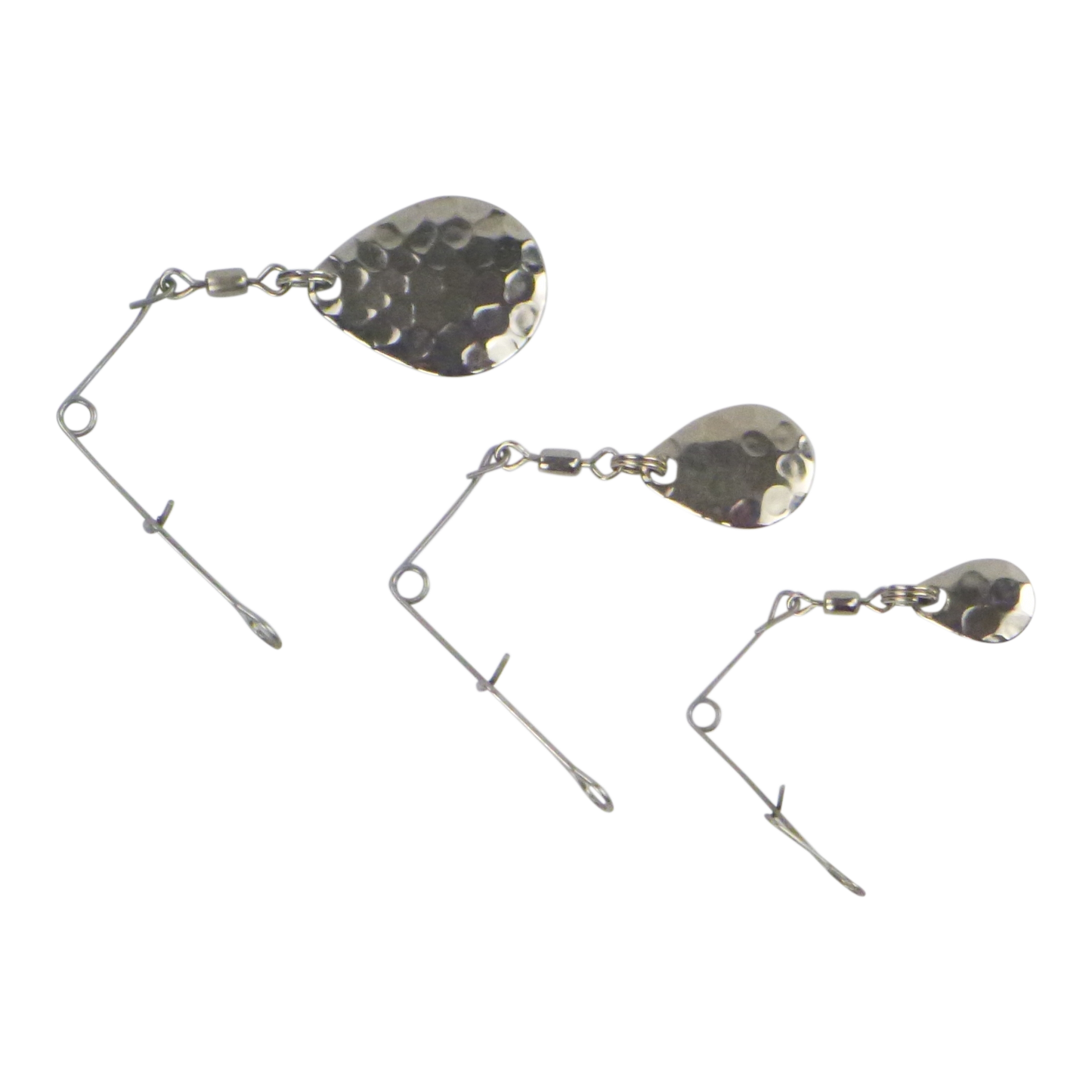 Swimerz Jig Spinner, Small, Hammered Nickel, 5 Pack V658-93MC000270150