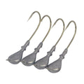Artizan Flat Eye Jigs, 1/2oz, 4 pack V658-93MC000270211
