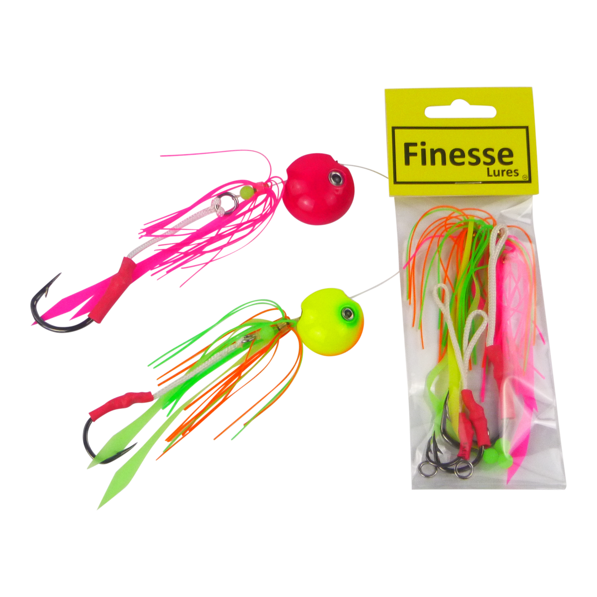 Finesse Kabura Jig Assist Skirts, 3 Pack V658-93MC000300505