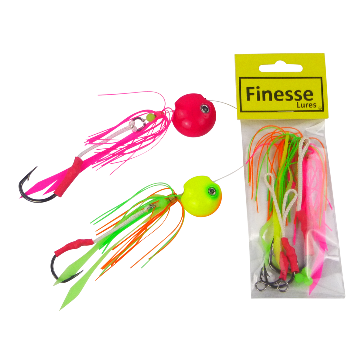 Finesse Kabura Jig Assist Skirts, 3 Pack V658-93MC000300505