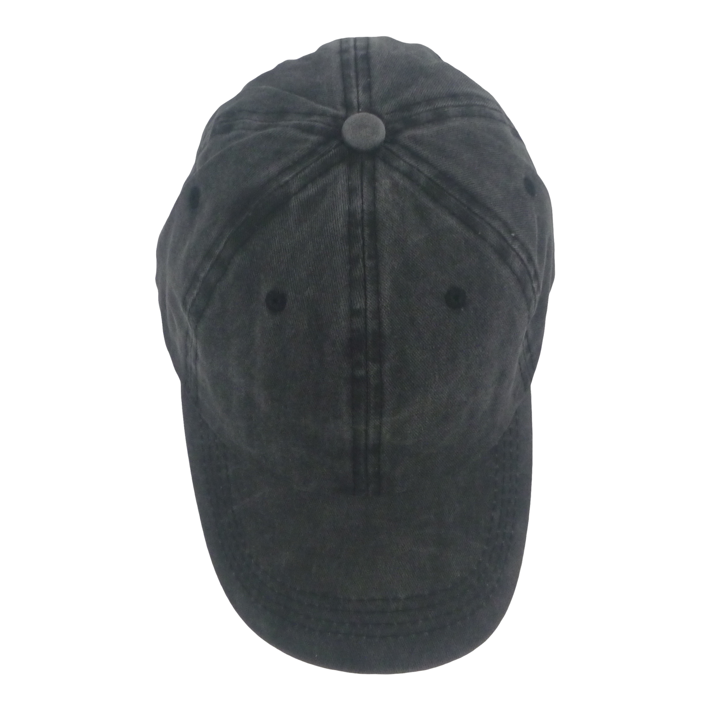 BSTC 6-Panel Baseball Cap, Distressed Cotton, Charcoal V658-93MC000310450